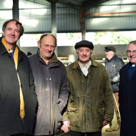BISHOP MICHAEL VISITS MART
