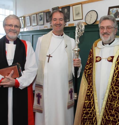 The Very Revd Gerald Field, Dean of Cashel hosts the Rt Revd Michael Burrows and The Rt Revd Robert Paterson Bishop of Sodor & Man On Sunday 1st February in Cashel 