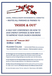 Inside & Out Conference 18th February - Reduce Parish Energy Costs