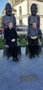 CMN conf - Martyn Payne (BRF) and Aled Davies visit Waterford and sit in the seats of Strongbow and Aoife