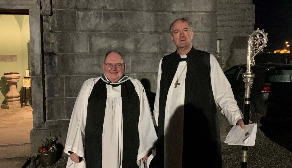 New Dean of Cashel The Very Reverend James Mulhall with Bishop Burrows
