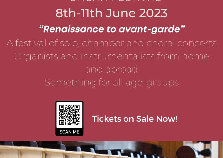 The third annual Waterford International Organ Festival poster